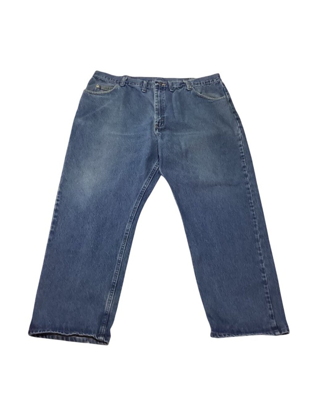Wrangler Premium Denim Men's Relaxed Fit Jeans Size 44X30 Pre-Owned
